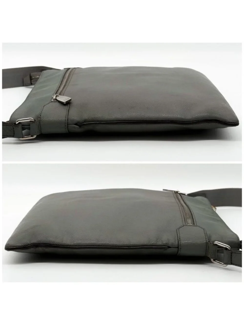 Louis Vuitton Sasha Taiga Shoulder Bag Crossbody Leather Messenger